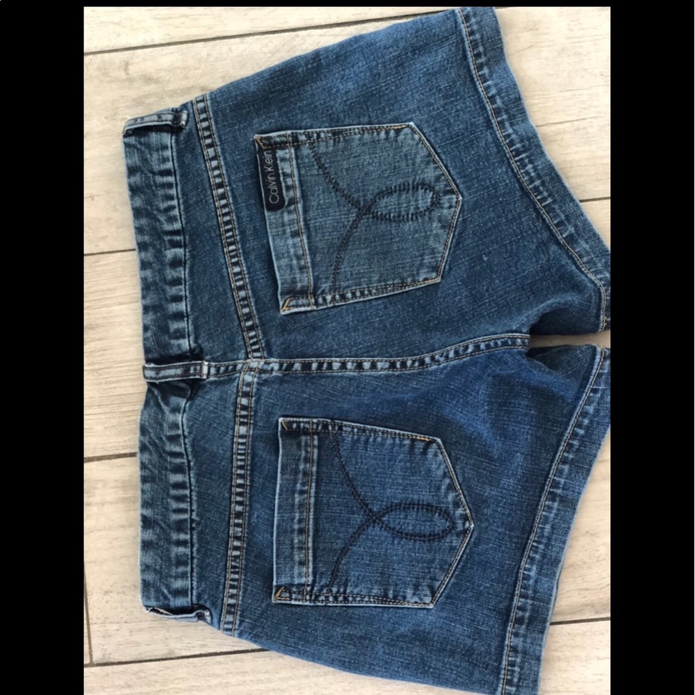 VINTAGE Calvin Klein denim shorts